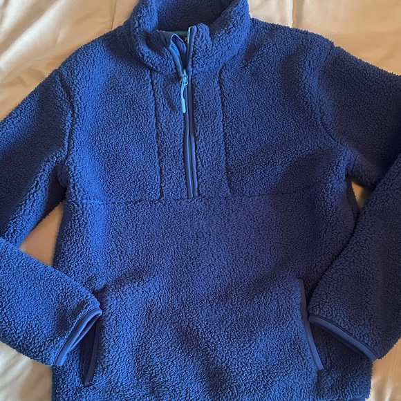 All in Motion Blue and Cream Fleece Bundle Jackets - Picture 2 of 4